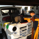 Engine swap in progress.